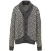 Bicolor Cashmere Cardigan