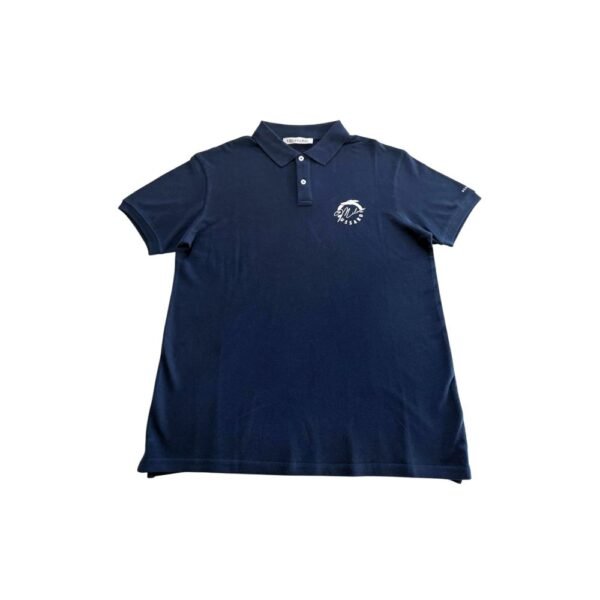 6898173.jpeg Blue Cotton Men Polo Shirt