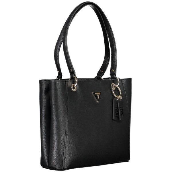 6914605.jpeg Black Polyethylene Handbag