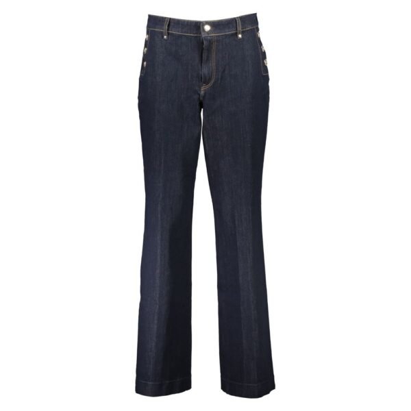 6915967.jpeg Blue Cotton Jeans & Pant