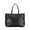 Black Polyester Handbag