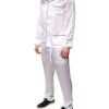 White Satin Silk Men Pajama Set Sleepwear