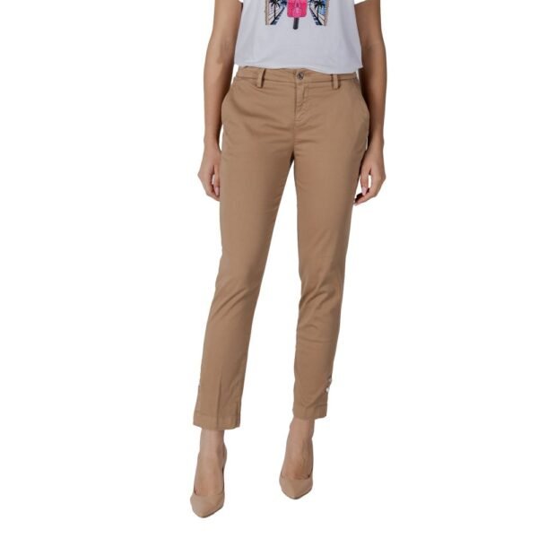 6946364.jpeg Beige Cotton Jeans & Pant