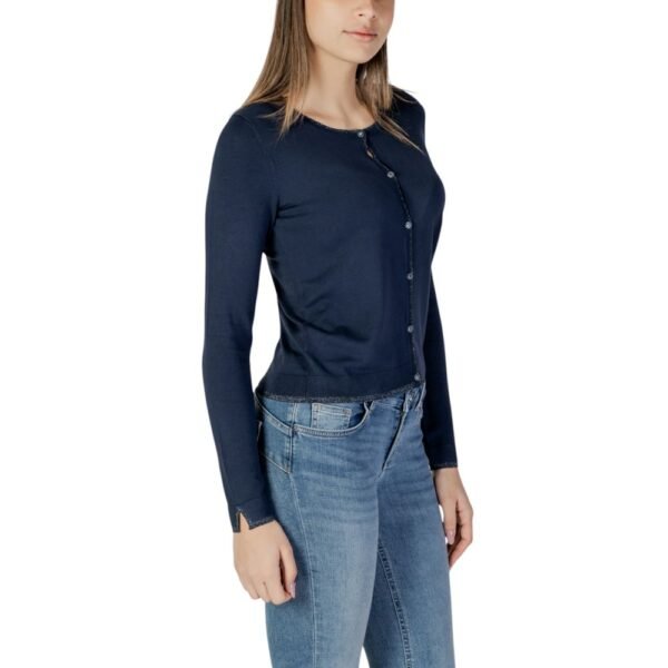 6946485.jpeg Blue Viscose Cardigan