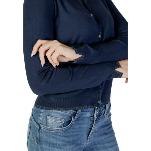 6946489.jpeg Blue Viscose Cardigan