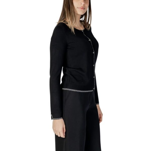6946569.jpeg Black Viscose Cardigan