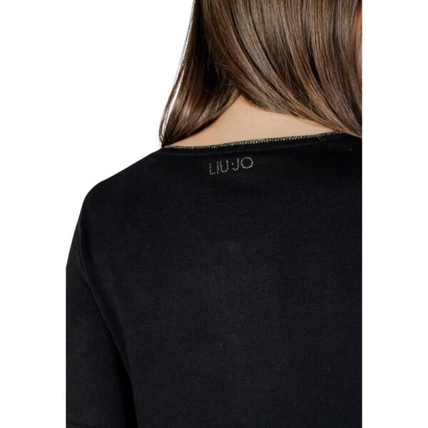 6946573.jpeg Black Viscose Cardigan