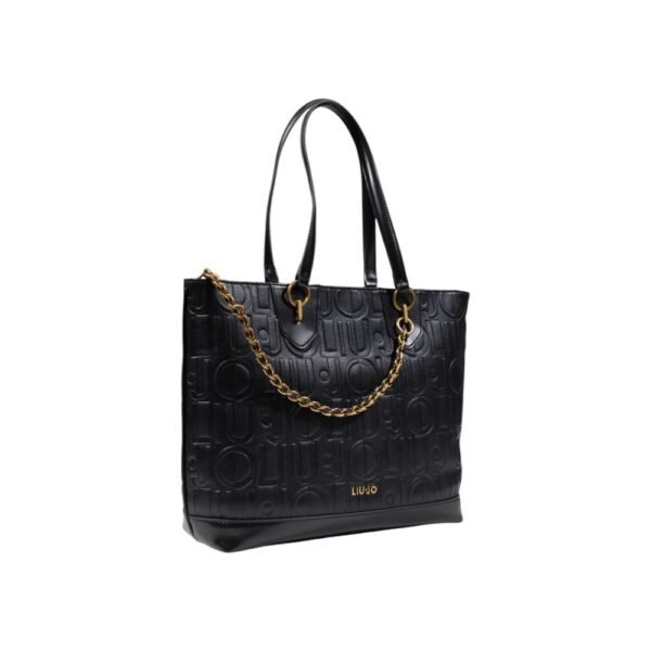 6947219.jpeg Black Polyethylene Handbag