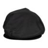 Black Cotton Newsboy Capello Cabbie Hat