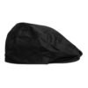 Black Cotton Newsboy Capello Cabbie Hat