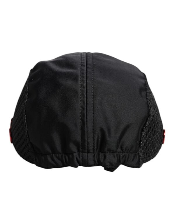 Black Nylon DG Logo 6 Panels Baseball Cap