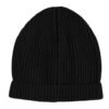 Black Cashmere Knitted Winter Beanie Hat