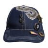 Blue Crystal Embellishment Baseball Cap