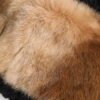 Black Brown Dyed Rabbit Real Fur Winter Beanie Hat