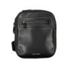 Sleek Urban Shoulder Bag with Contrast Details