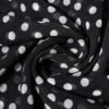 6996146.jpeg Black Polka Dots Polyester Wrap Shawl Scarf