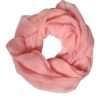 Pink Silk Rectangle Women Wrap Shawl Scarf