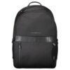 Black Nylon Men Backpack