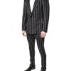 Black Striped SICILIA Formal 2 Piece Suit