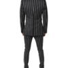 Black Striped SICILIA Formal 2 Piece Suit