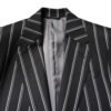 Black Striped SICILIA Formal 2 Piece Suit