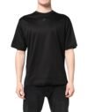 Black Graphic Print Back Short Sleeve T-shirt
