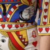 White Queen Of Heart Short Sleeve Midi Dress