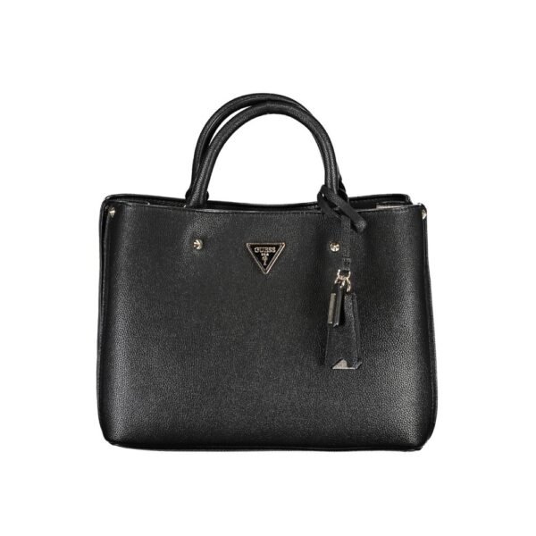 7126384.jpeg Black Polyethylene Handbag