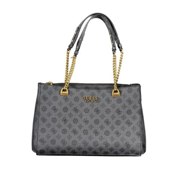 7144626.jpeg Black Polyethylene Handbag