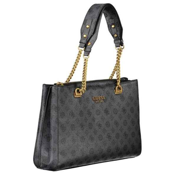 7144628.jpeg Black Polyethylene Handbag