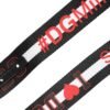Black Cotton Logo Print DG Buckle Belt