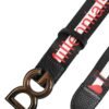 Black Cotton Logo Print DG Buckle Belt