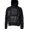 Black Cotton Hooded Sweatshirt Sweater