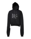 Black Embroidery Hooded Sweatshirt Sweater