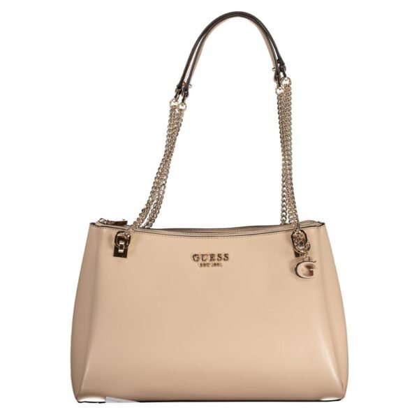 7169081.jpeg Beige Polyethylene Handbag