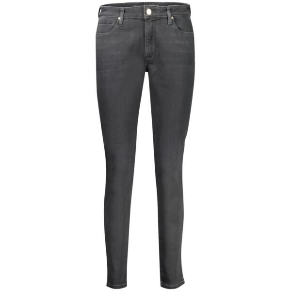 7169372.jpeg Black Cotton Jeans & Pant