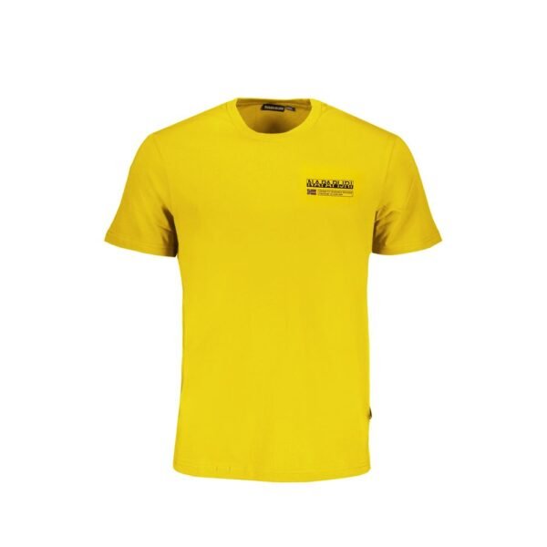 7175331.jpeg Yellow Cotton T-Shirt