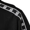 Black Cotton DG Print Turtleneck T-shirt