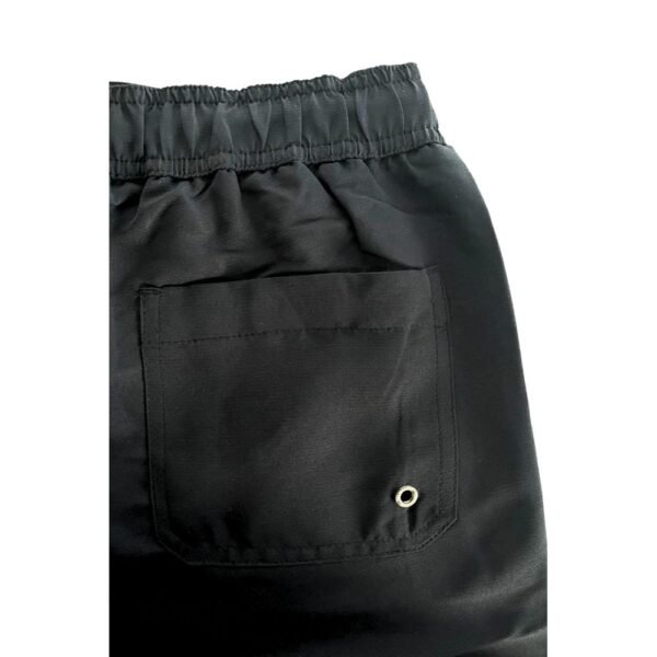 7184439.jpeg Black Polyester Men Swim Short