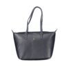 Blue Polyester Handbag