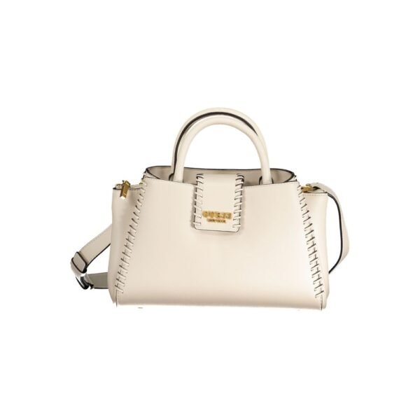 7189077.jpeg Beige Polyethylene Handbag