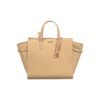Beige Polyester Women Handbag