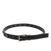 Black Luxury Leather DG Studs Buckle Belt