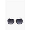 Aviator Sunglasses with Metal and Plastic Frame