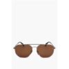 Aviator Sunglasses with Orange Lenses