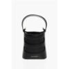 Leather THE RISE Mini Bucket Bag with Shoulder Chain