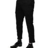 Black Cotton Dress Slim Formal Pants