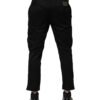 Black Cotton Dress Slim Formal Pants