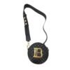Black Leather Crossbody Bag