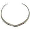 Elegant Silver Bangle Cuff with Clear CZ Accents